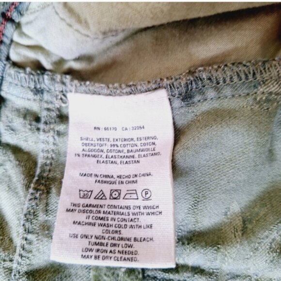 Anthropologie The Wanderer Green Leaf Jacquard Straight Leg Jeans 28 - Picture 9 of 9